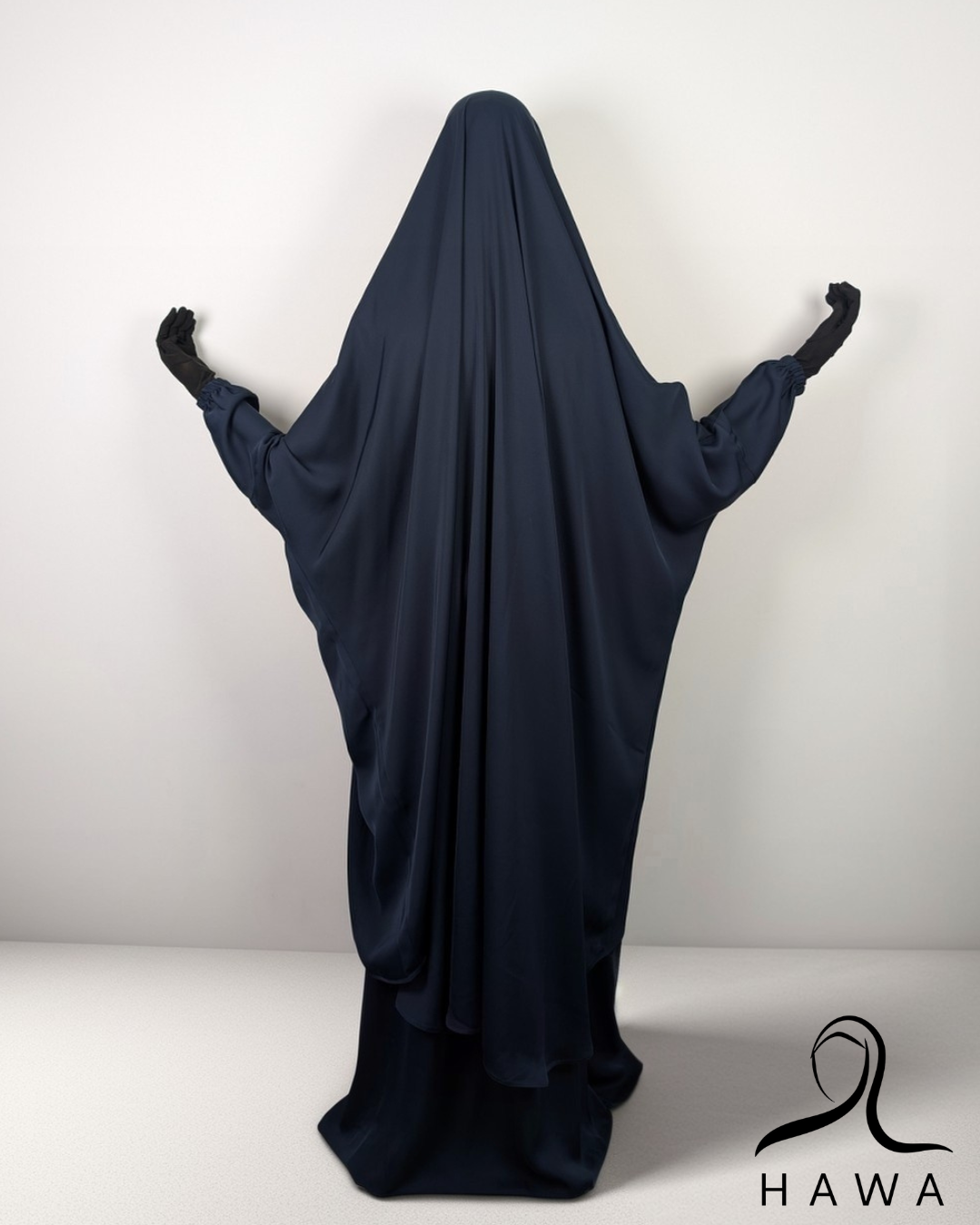 2 Piece Jilbab - Navy