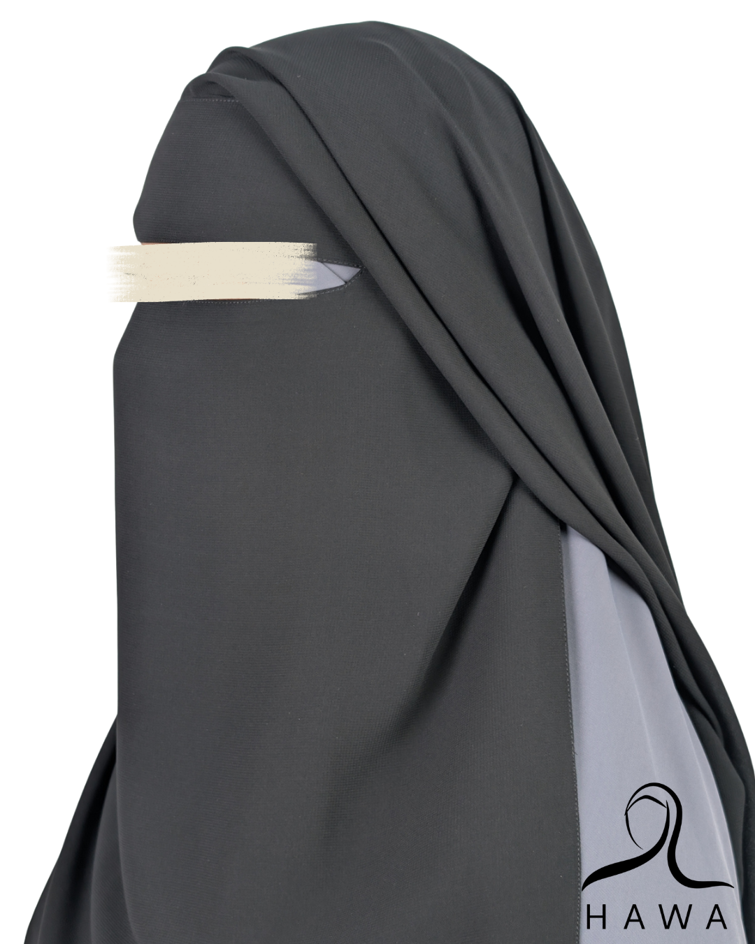 2 Layer Long Niqab - No Pinch