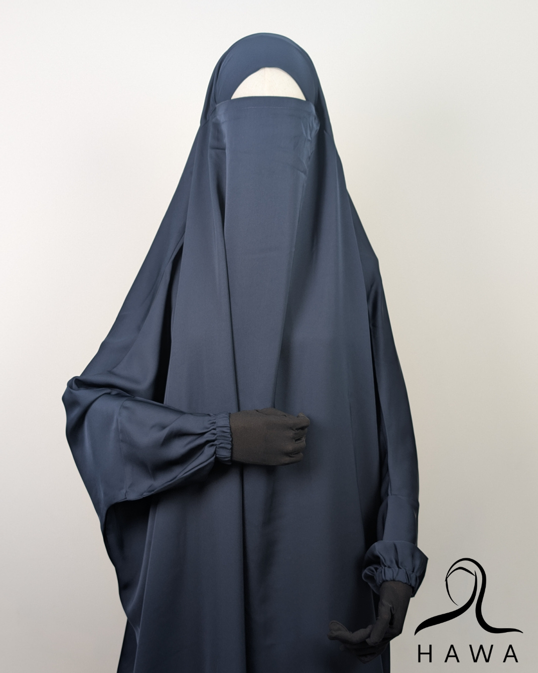 2 Piece Jilbab - Navy