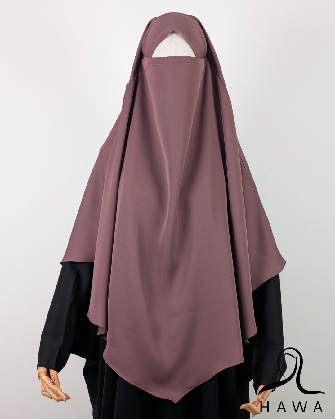 Short Diamond Khimar - Light Umber
