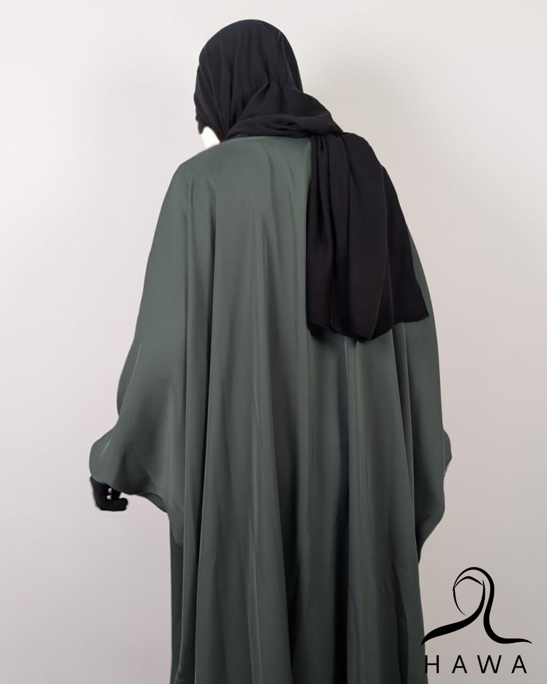 Butterfly Abaya - Mint
