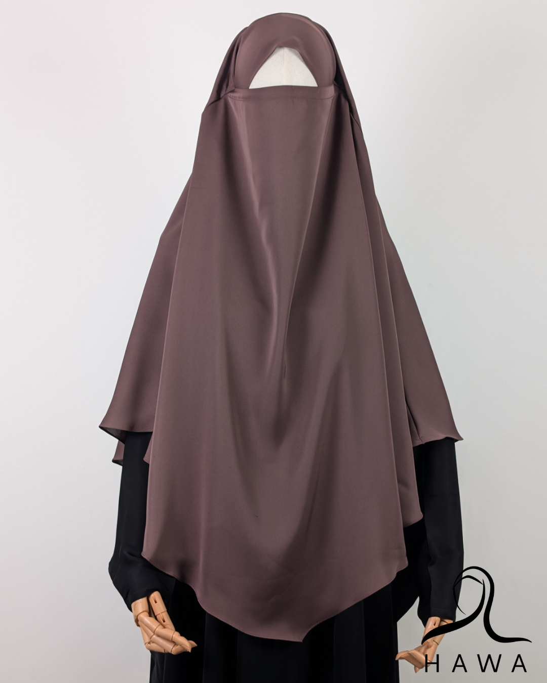 Short Diamond Khimar -  Old Rose Pink