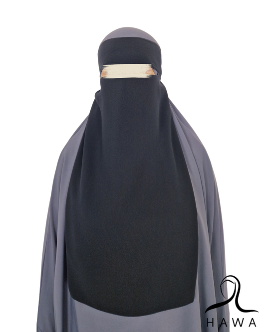 1 Layer Long Niqab - No Pinch