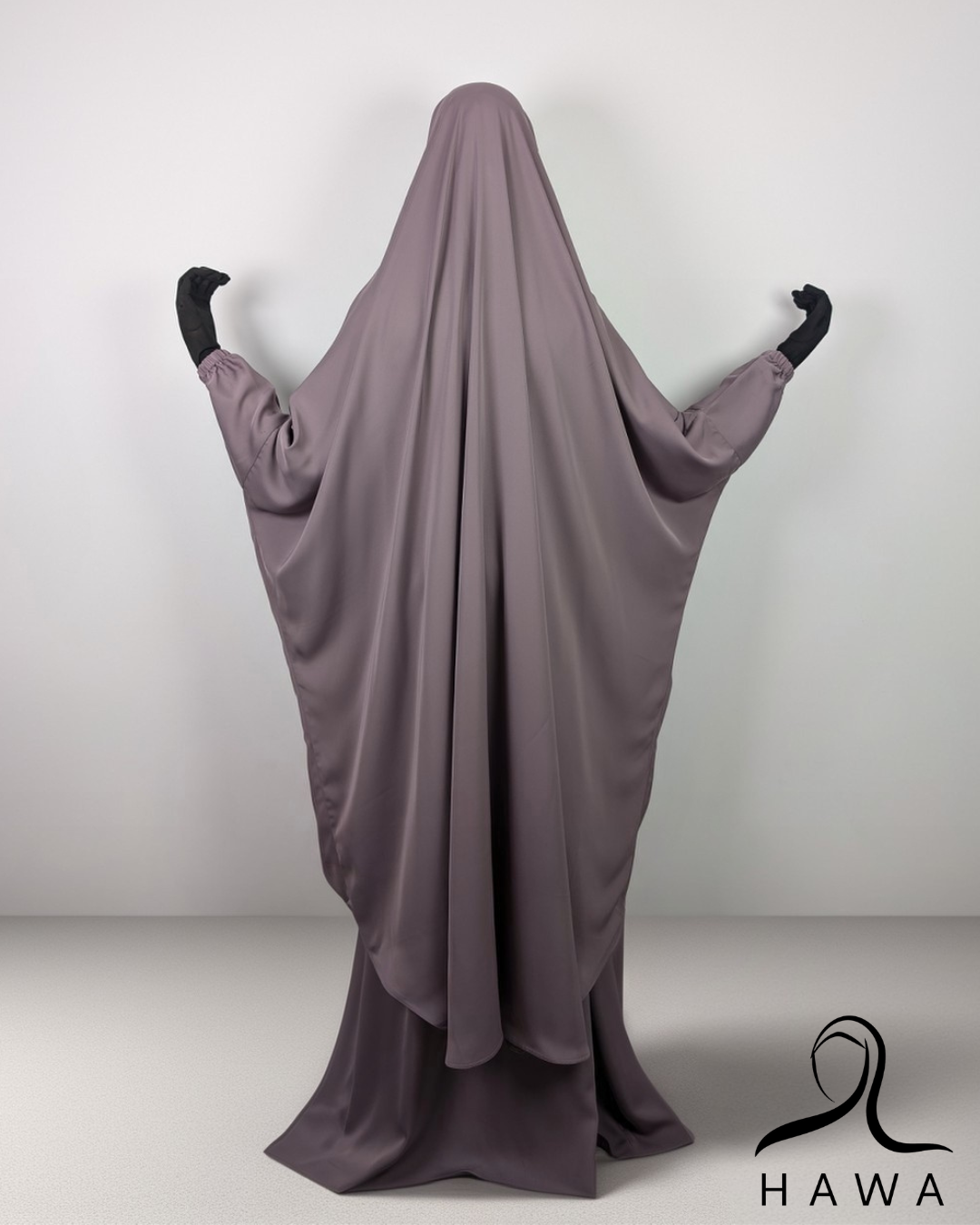 2 Piece Jilbab - Mauve