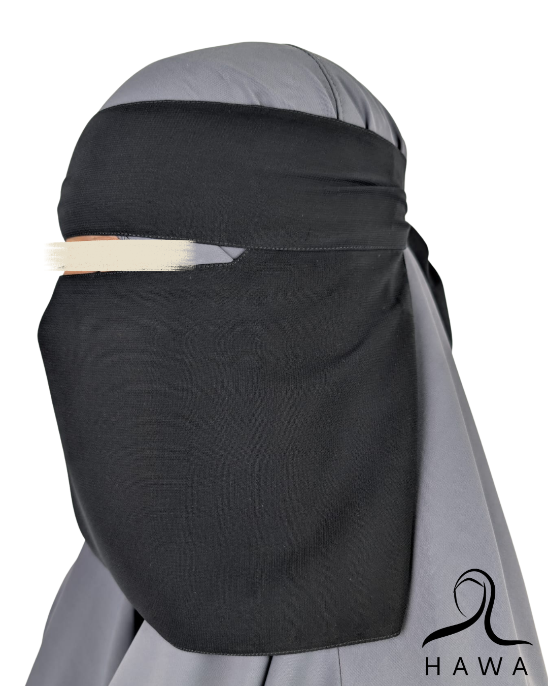 1 Layer Extra Short Niqab - No Pinch