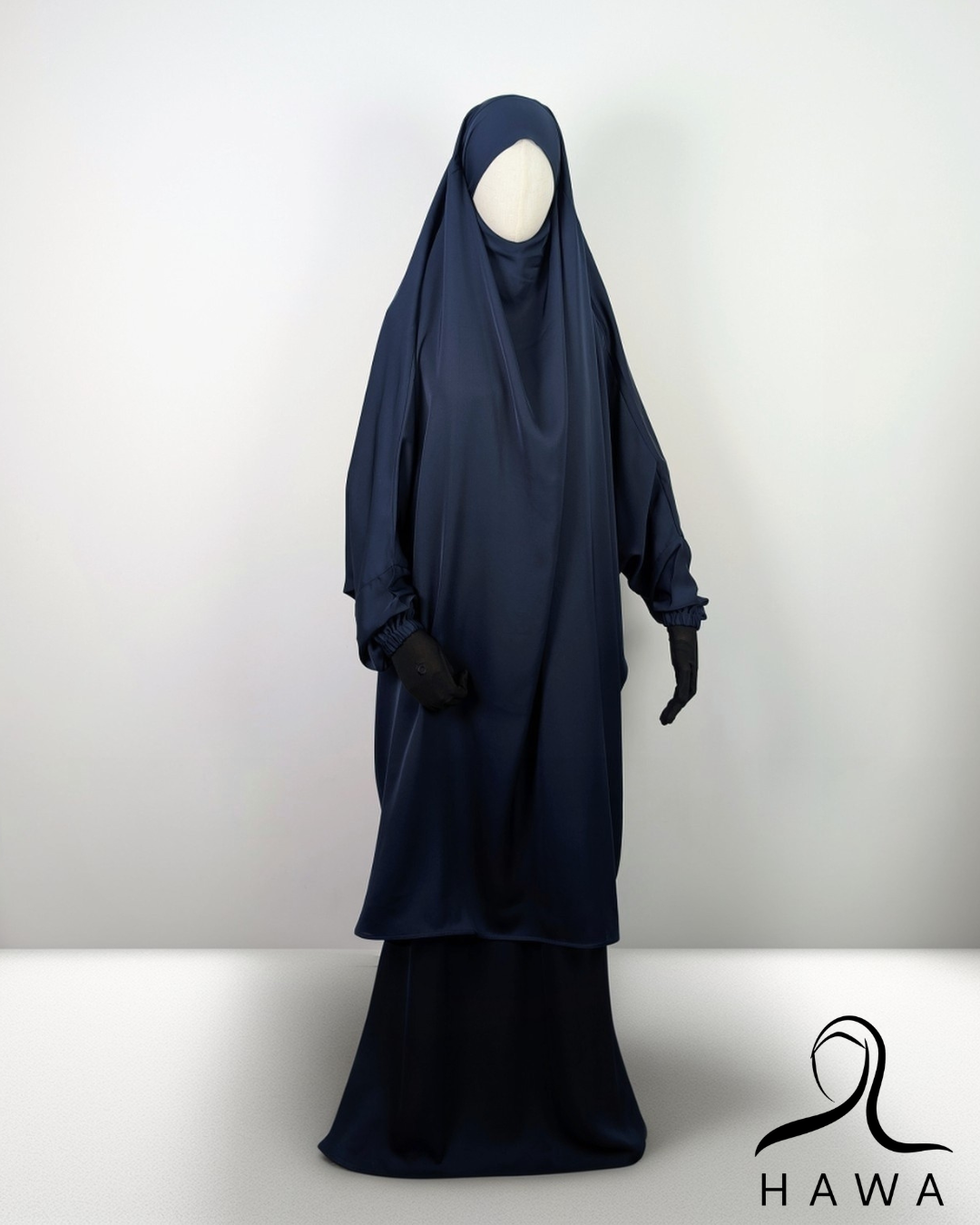 2 Piece Jilbab - Navy