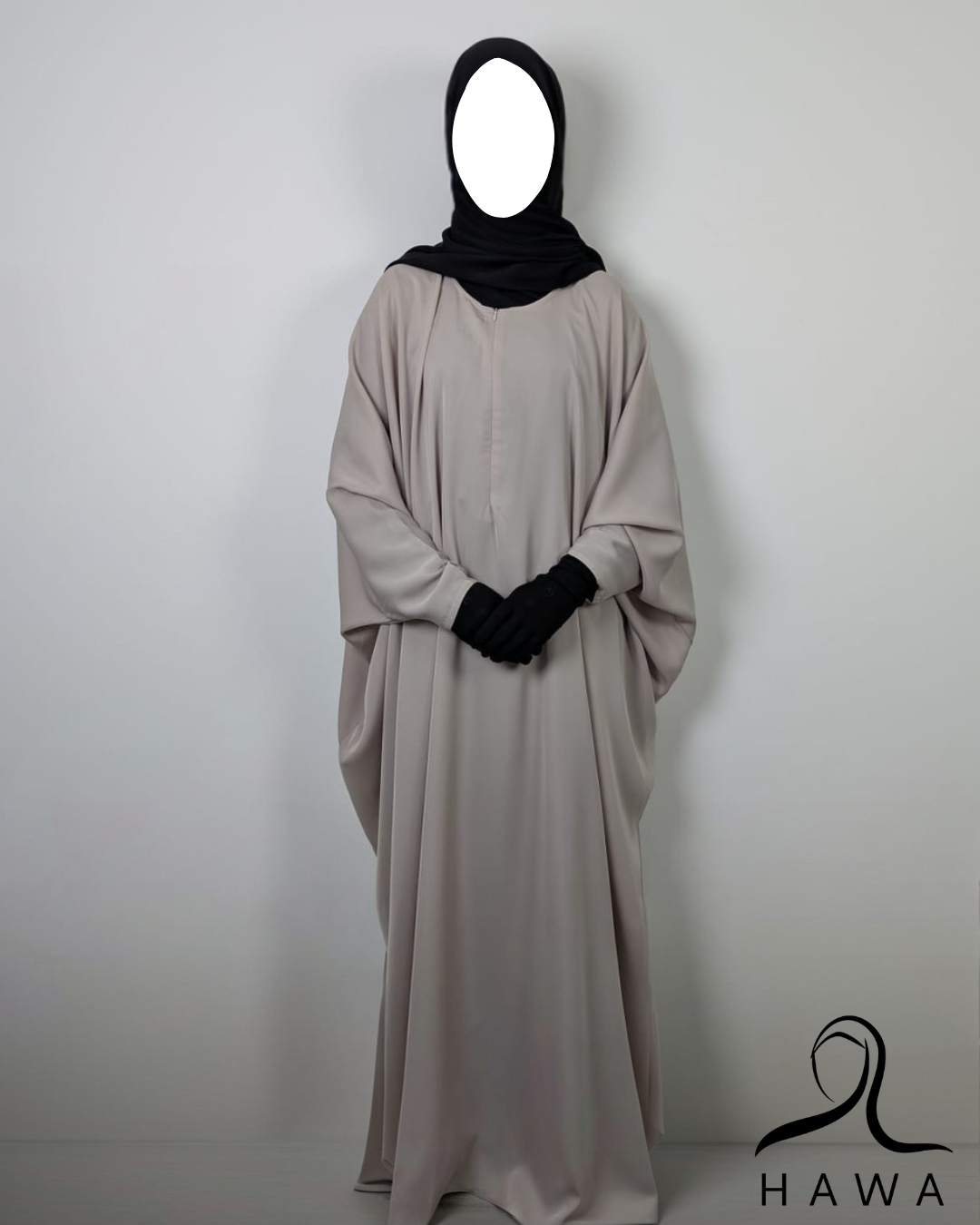 Butterfly Abaya - Beige