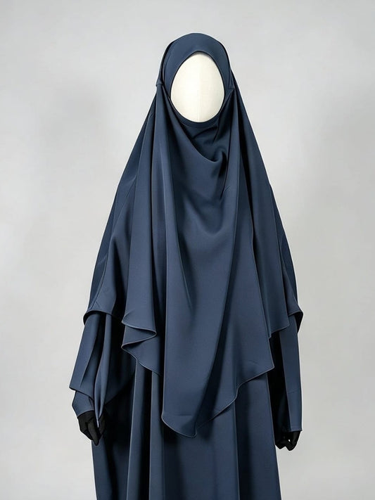 Butterfly Abaya - Light Blue