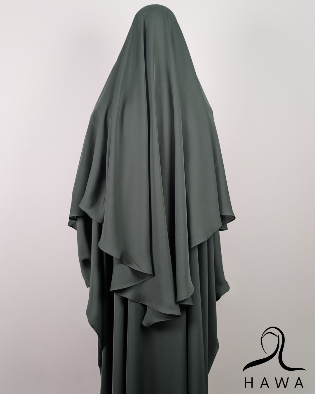 Short Diamond Khimar - Mint