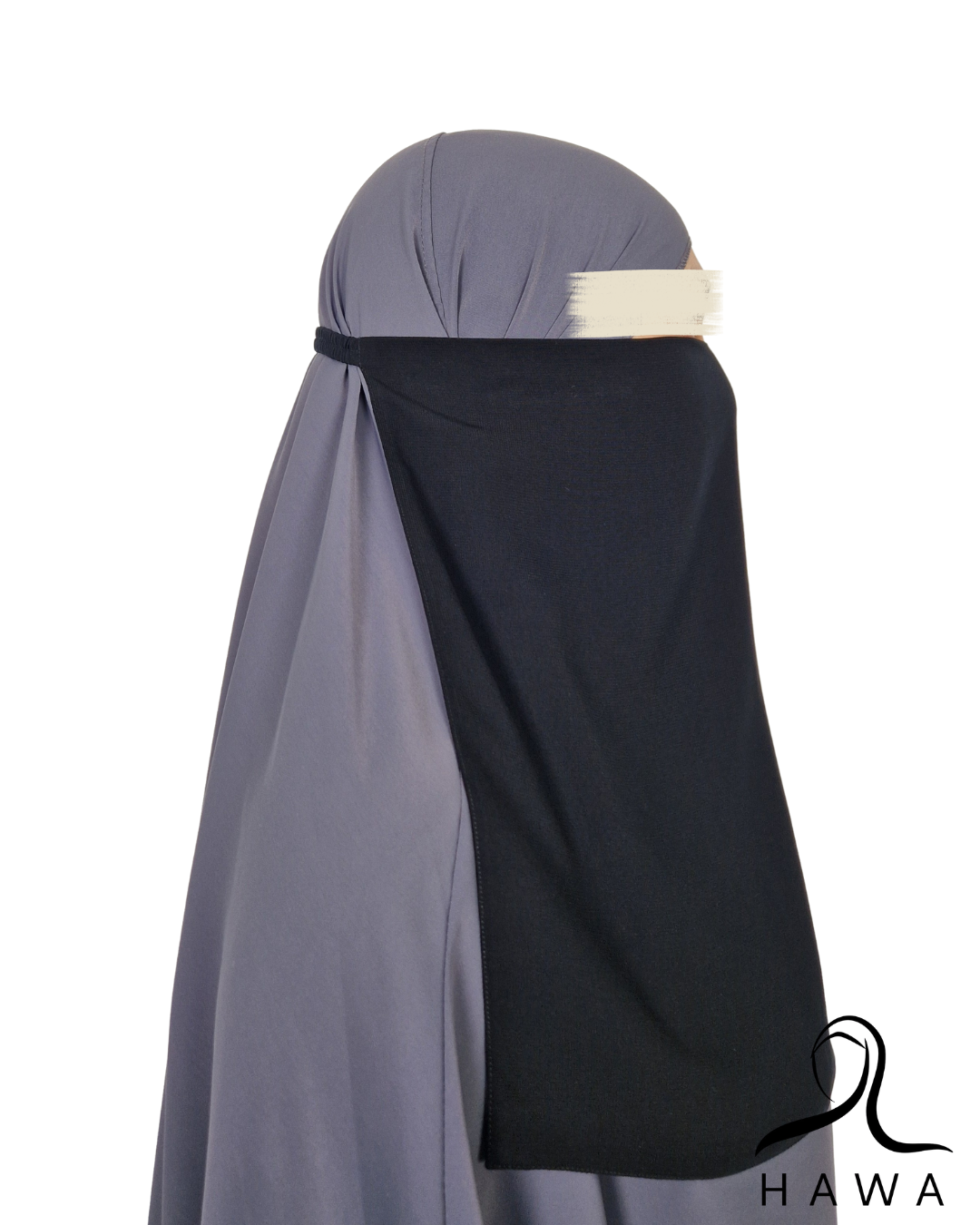 Half Niqab - Elastic