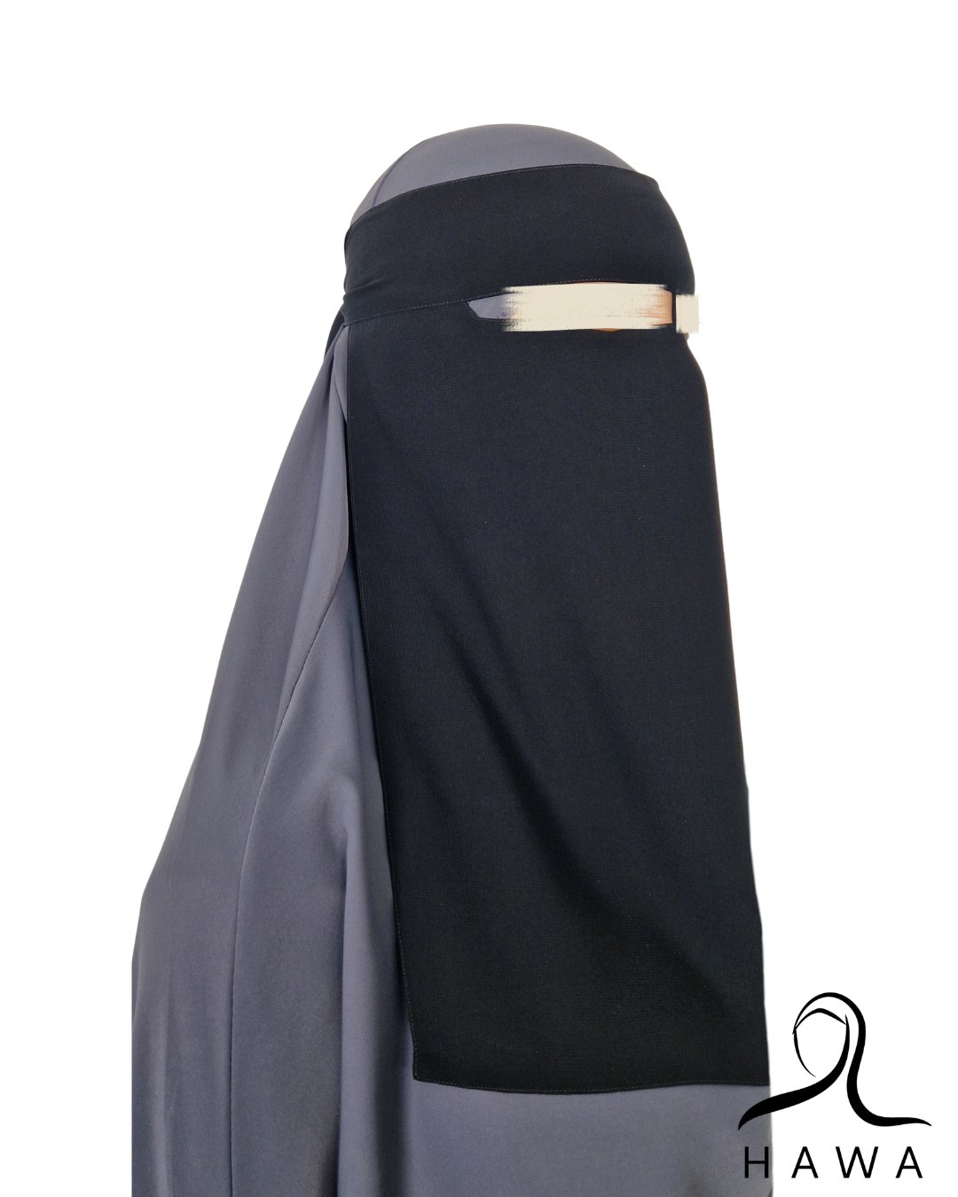 1 Layer Niqab - Thin Nose String