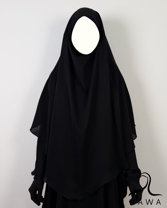 Butterfly Abaya - Black