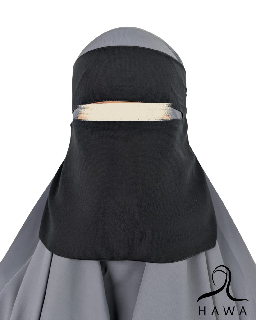 1 Layer Extra Short Niqab - No Pinch