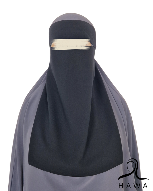 1 Layer Medium Niqab - Pinch
