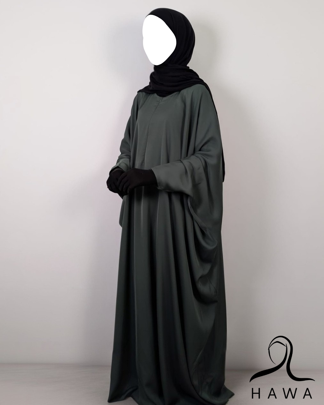 Butterfly Abaya - Mint