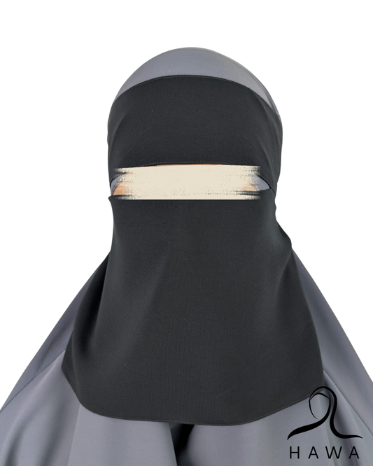 1 Layer Extra Short Niqab - Pinch