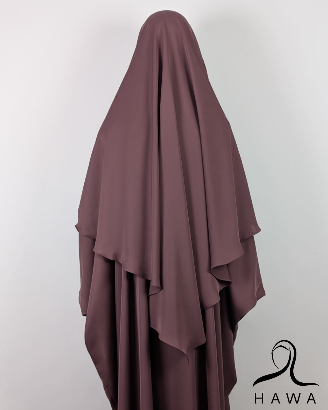 Short Diamond Khimar - Light Umber
