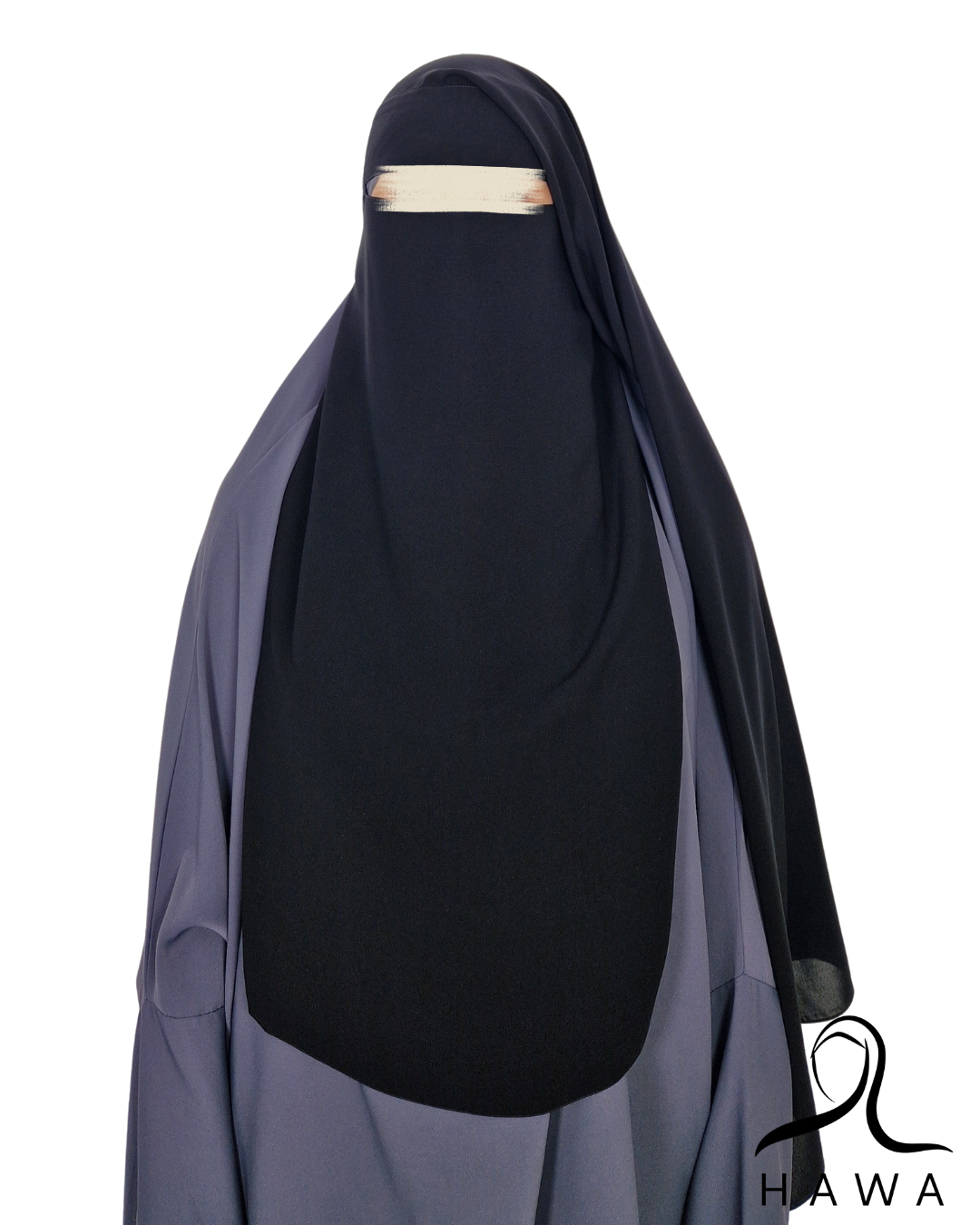 2 Layer Long Niqab - No Pinch