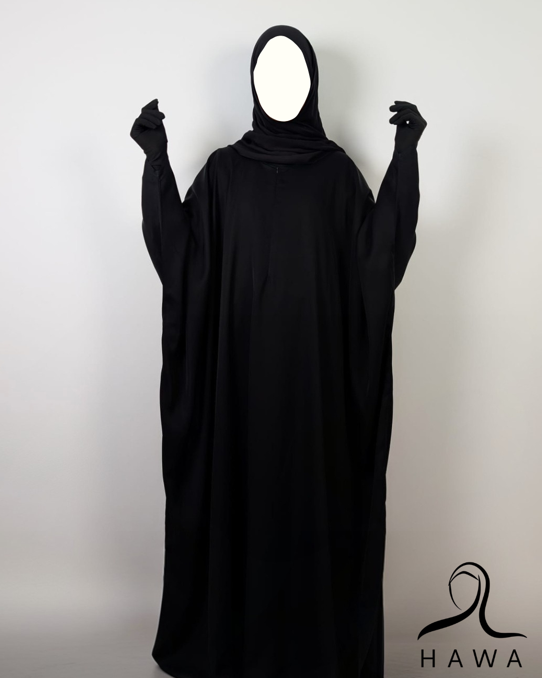 Butterfly Abaya - Black