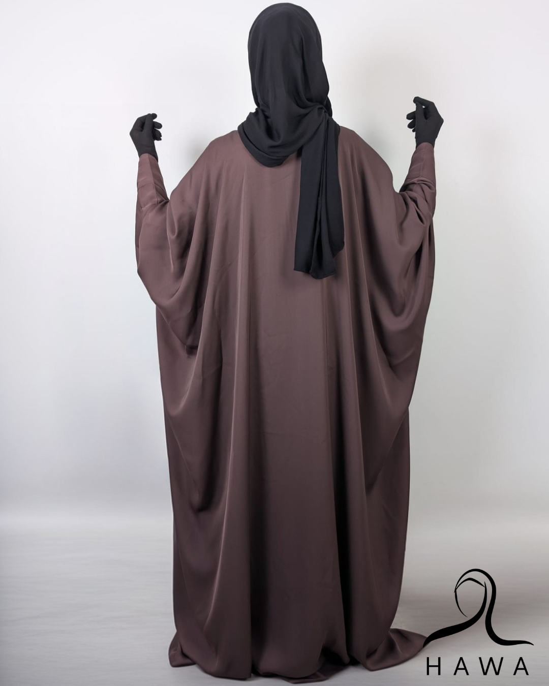 Butterfly Abaya - Old Rose Pink