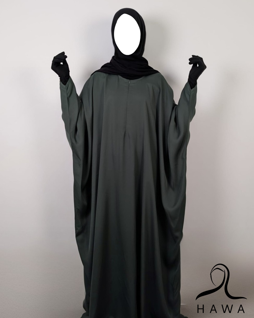 Butterfly Abaya - Mint